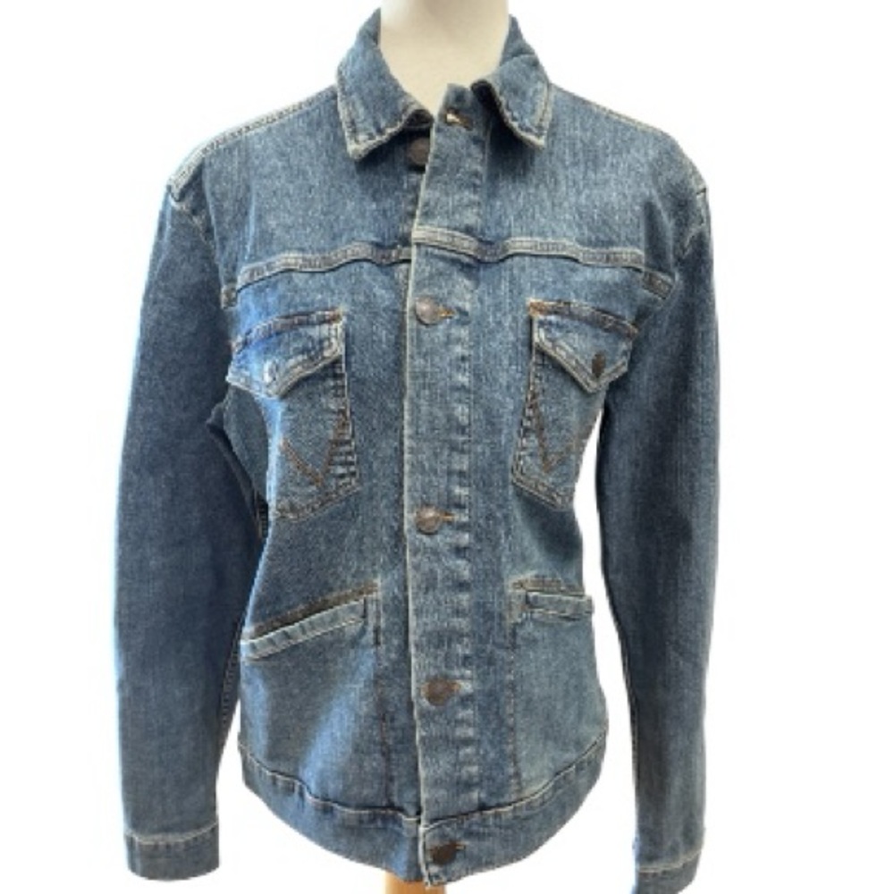 Wrangler Retro Women’s Western Medium Wash Denim Jacket Medium